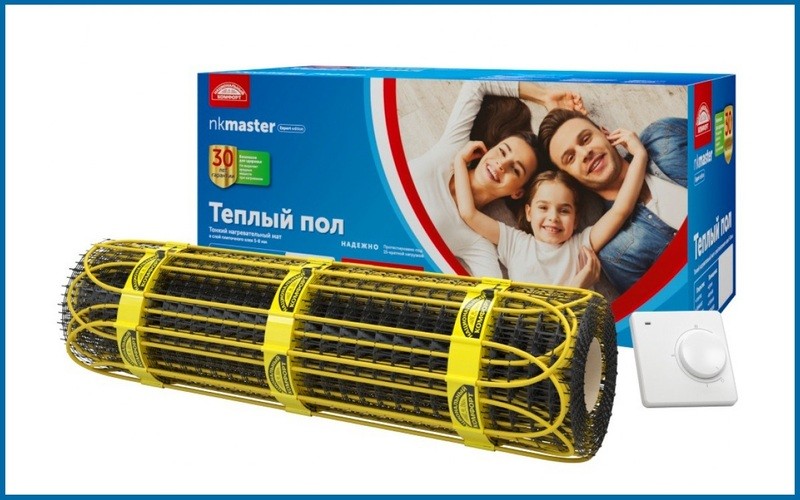 Мат нагревательный "Национальный комфорт" 2НК 900 Вт/6,0 кв.м Мастер с терморегулятором