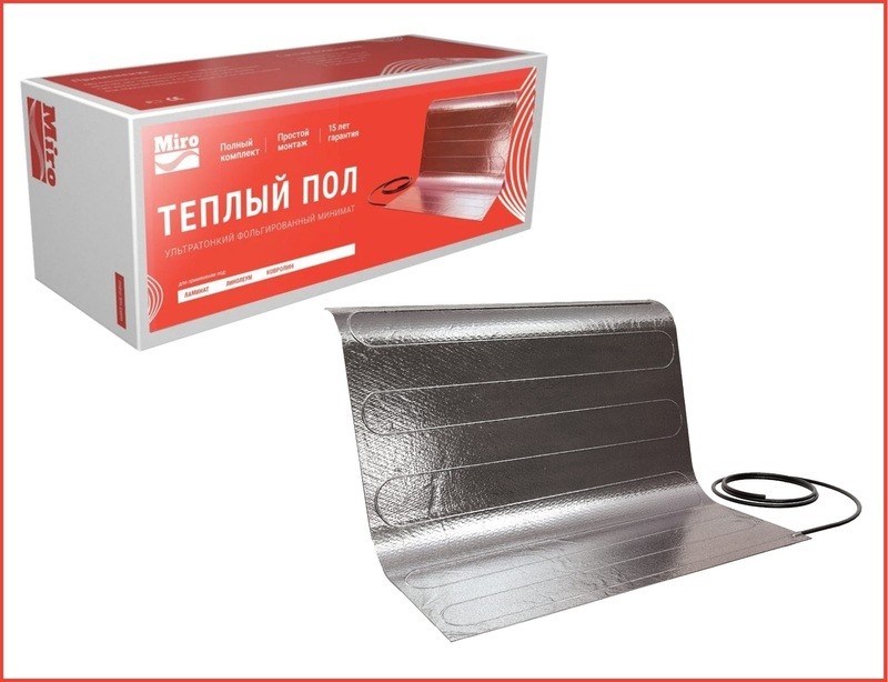 Алюминиевый нагревательный мат Miro Alum 10,0 кв.м/1500 Вт