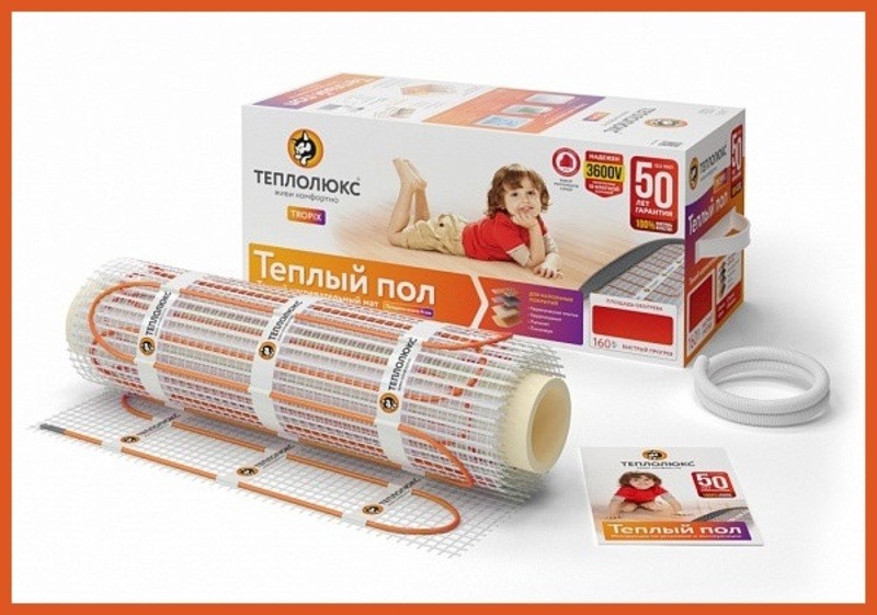 Мат нагревательный "Теплолюкс" Tropix МНН 2240 Вт/14,0 кв.м