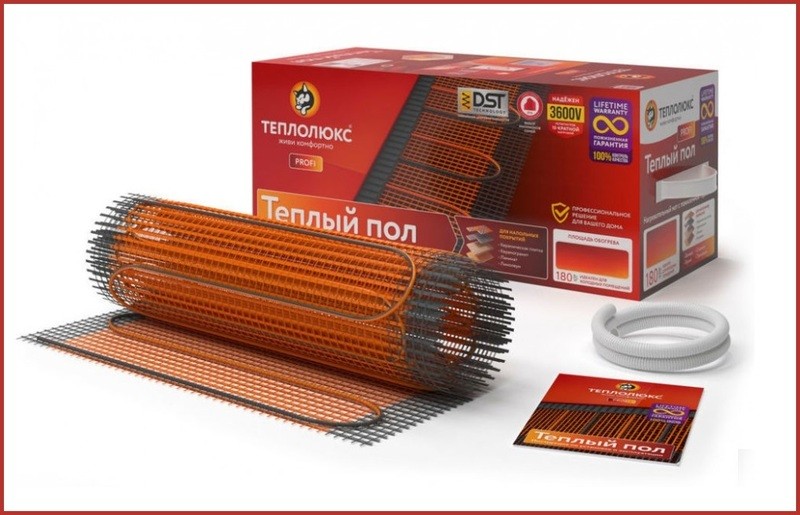 Мат нагревательный "Теплолюкс" ProfiMat 2700 Вт/15,0 кв.м